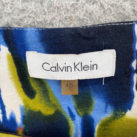 Calvin Klein Multicolor Abstract Mini Dress - Picture 5 of 10